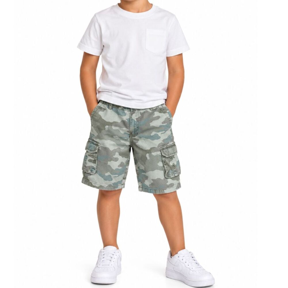🔥 5 for $30 🔥 Cat & Jack Boys’ Camo Cargo Shorts | Size 7